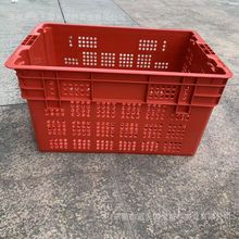注塑周转筐配送拣货二手错位筐红色黄色塑料筐分拣筐耐用颜色正
