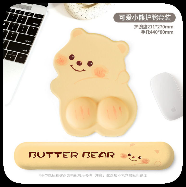 Alfombrillas de ratón transfronterizas, divertidas y variadas, reposamuñecas, alfombrillas de ratón de alta calidad con formas especiales, alfombrillas de ratón de dibujos animados para hombres y mujeres