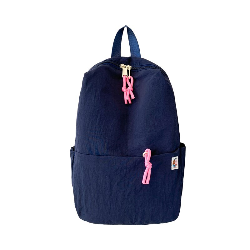 Mochila de color macaron para niños y niñas, mochila escolar de gran capacidad, mochila infantil de color sólido ligera y casual