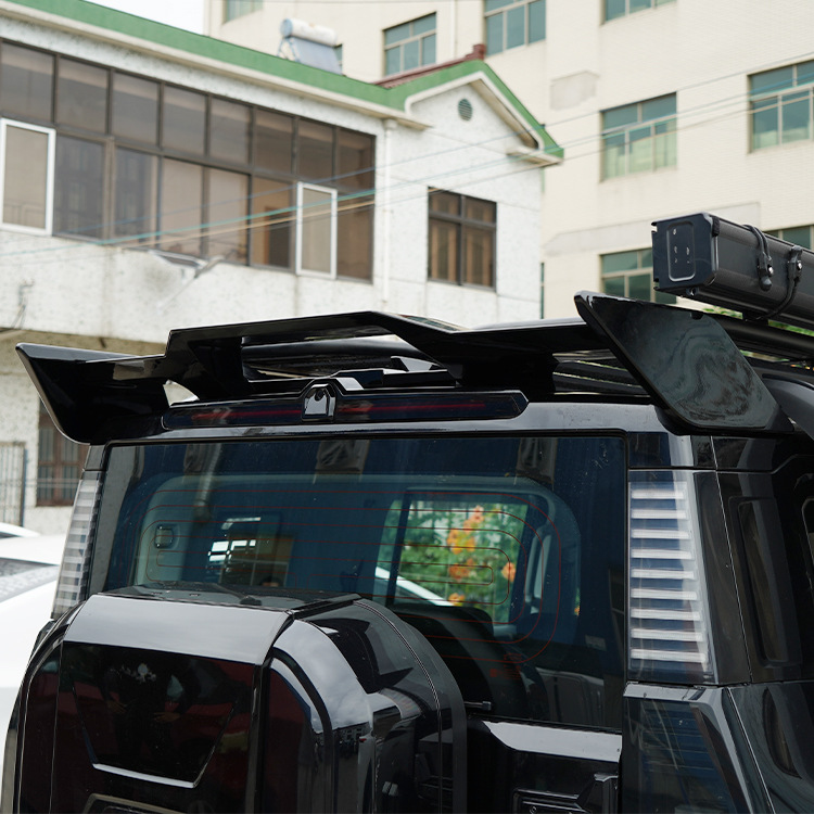 Suitable for Jetour Traveler Sports Rear Spoiler, Special Mountain Sea T2 Top Wing, Fixed Wind Wing, Modified Sports Rear Spoiler