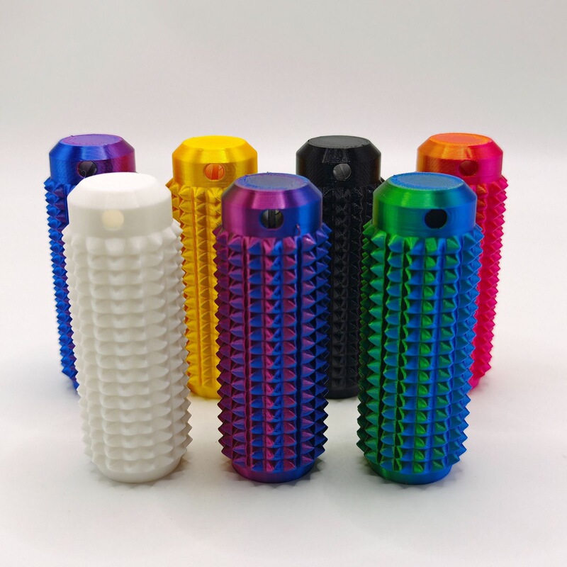 クロスボーダー Spiky Grippie Stim キーホルダー ポータブル指先減圧マッサージ キーホルダー 3D プリント|undefined