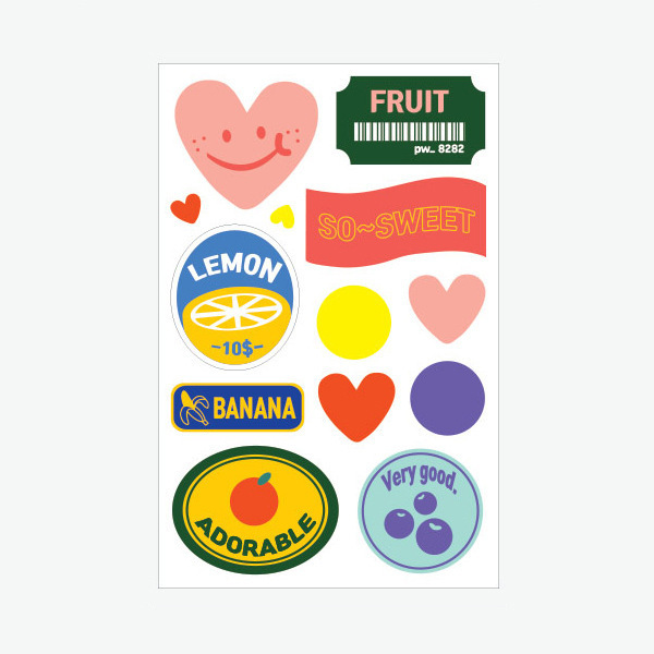 Corea del Sur creativo etiqueta pegatinas PVC impermeable decorativo taza de agua pegatinas diario teléfono móvil pegatinas estudiante papelería pegatinas