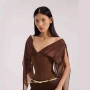 辣妹夏季修身v领上衣