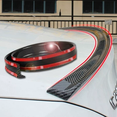 non-perforated roof carbon fiber pattern – Fixed wind wing