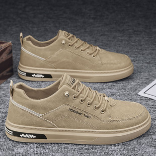 Men's Shoes 2024 Spring New Fashion Comfortable Wear-resistant Labor Protection Summer Men's Slip-on Casual Sports Board Shoes Trendy