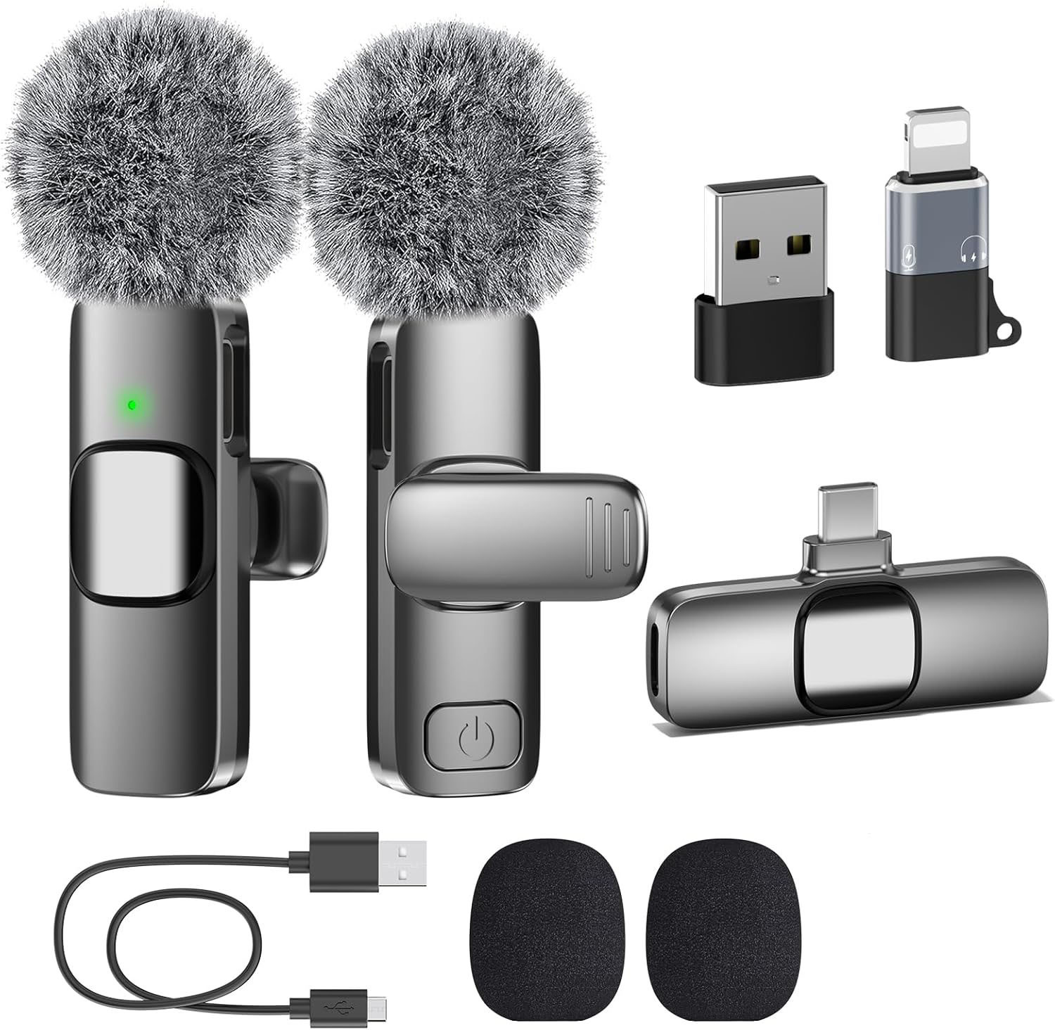 Micrófono inalámbrico Lavalier Microphone MINI Mic Type C image 14