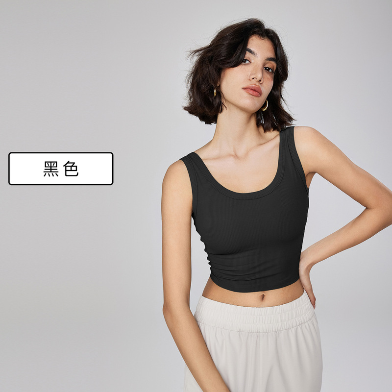 环盼瑜伽背心女防震一体式普拉提训练服内衣跑步瑜伽上衣运动内衣|undefined