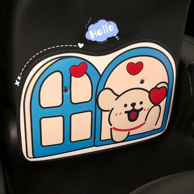 Protective Pad, Cute Car Rear – Chair back anti-kick pad