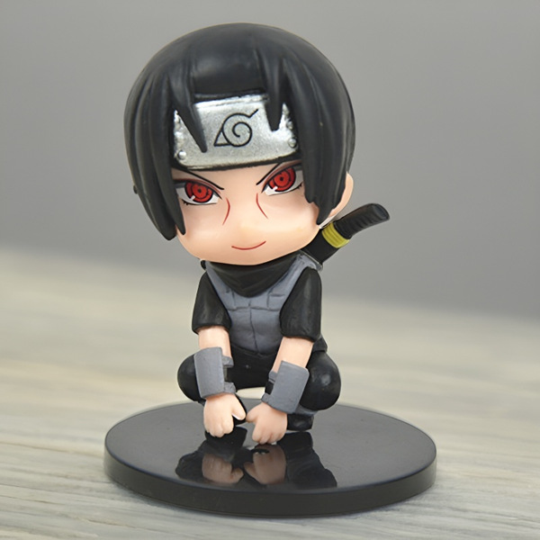 Naruto Handmade Xiao organiza muñecas de dibujos animados con tierra, modelos de juguetes, niños, estudiantes de anime de escritorio