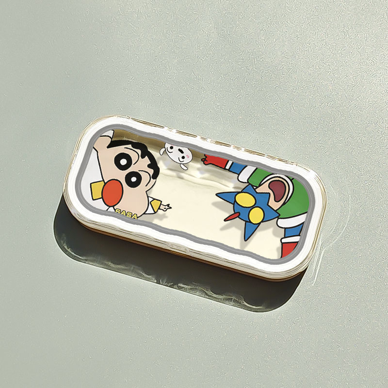 Estuche para gafas moderno con un toque de alta gama, diseño ondulado y bonito, estuche transparente portátil para gafas, estuche para gafas de miopía, estuche para gafas infantiles.