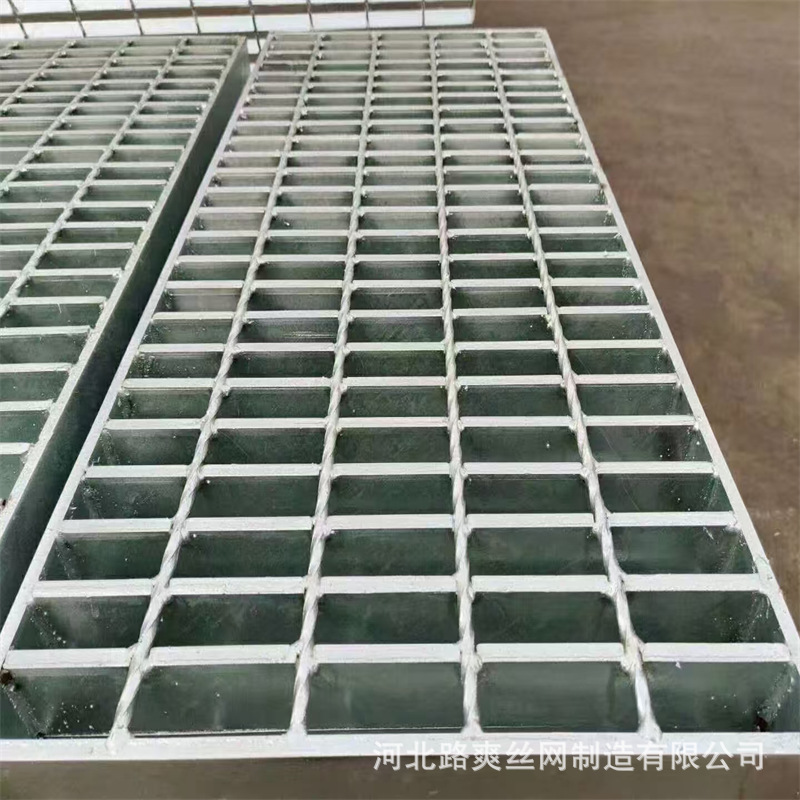 平台异形乱尺寸钢格栅角铁框插接横杆压焊钢格板扁铁网格走道板