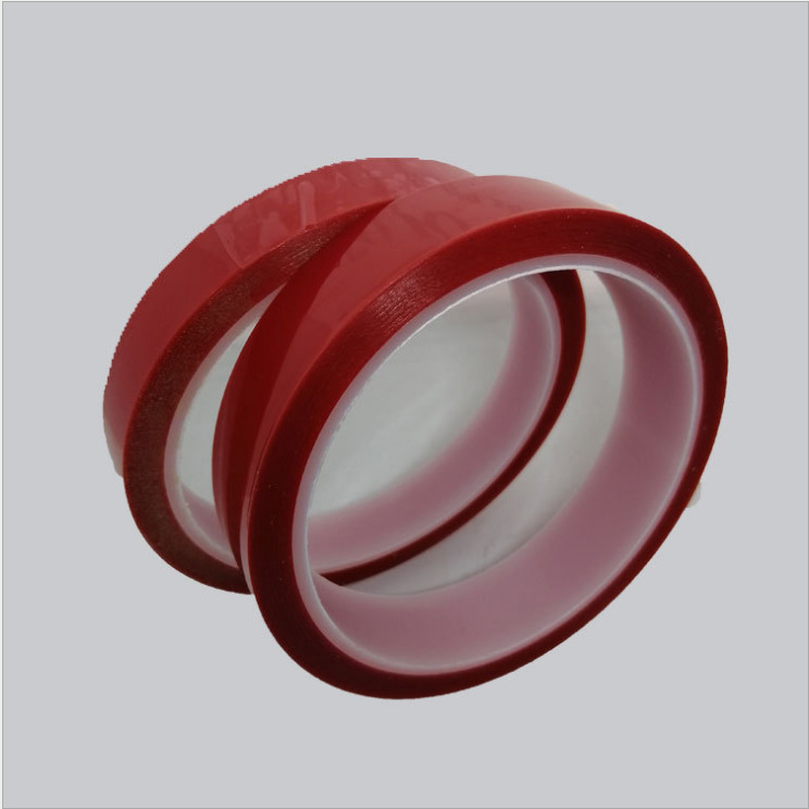 供应PET红色高温胶带 离型纸接头用胶带 耐高温接驳胶胶带高粘