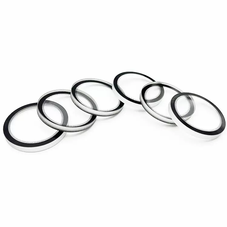 批发供应小型圆形半透灯具玻璃钢化玻璃黑色丝印耐磨防爆耐用