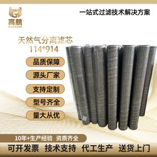 PCHG-336天然气分离滤芯114×914气液聚结脱水滤芯调压站过滤器