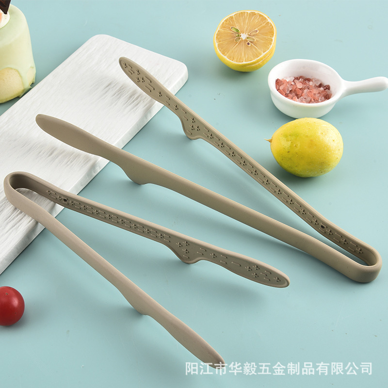 Fabricante de una sola pieza de silicona clip de alimentos de grado alimenticio de silicona para hornear clip de pan picnic camping clip de hielo