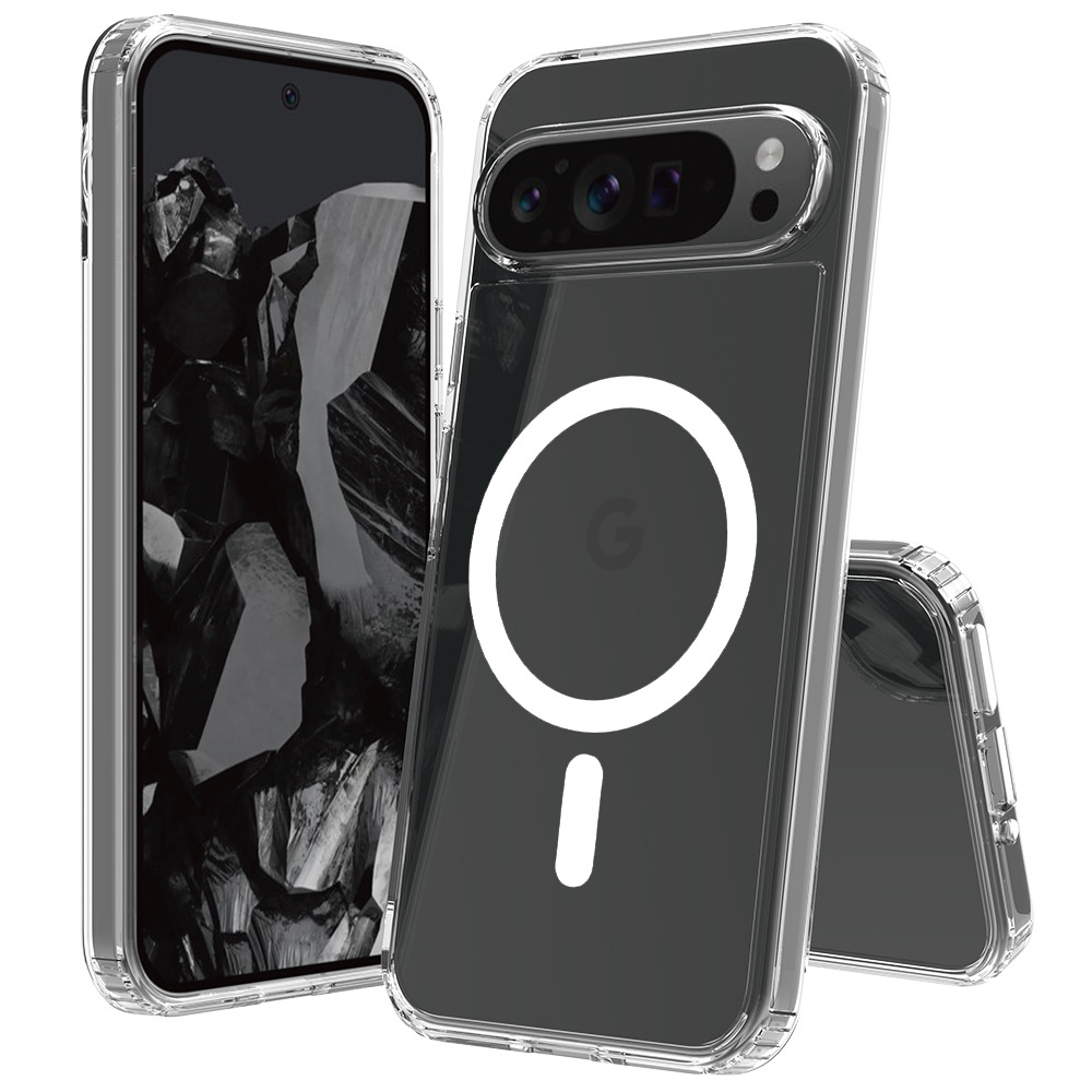 Aplicable a Google pixel10 pro funda para teléfono móvil anticaída magnética pixel10 funda para teléfono móvil con bolsa de aire incorporada dos en uno