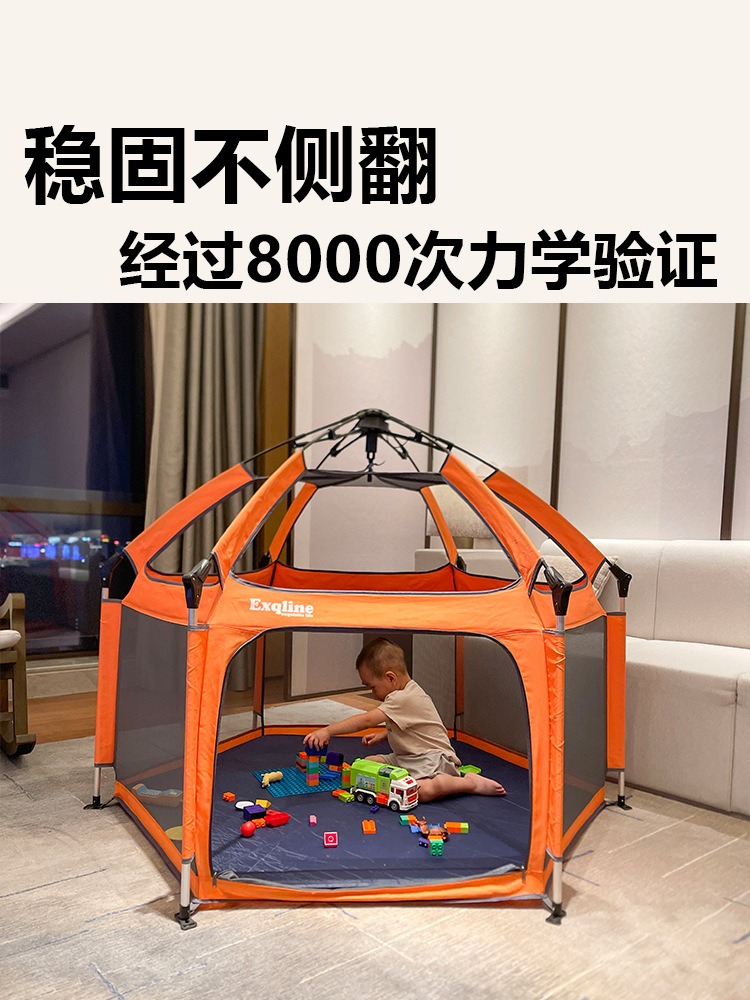 Baby Tent Fence Exqline Kidsren's Game Guardrail Indoor Outdoor Living Room Portable Installation-Free Foldableable