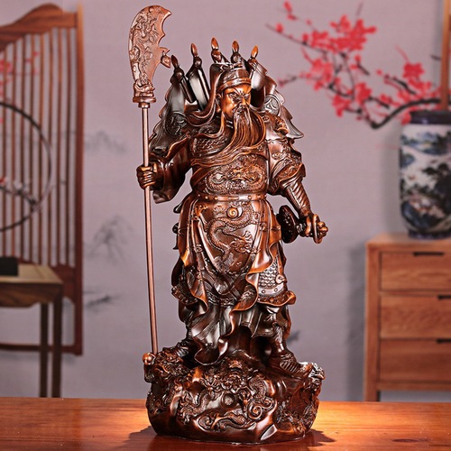 Guan Gong ornaments household Wu God of Wealth worship statue Guan Erye Buddha statue Guan Yu Guan Yunchang statue God of Wealth statue
