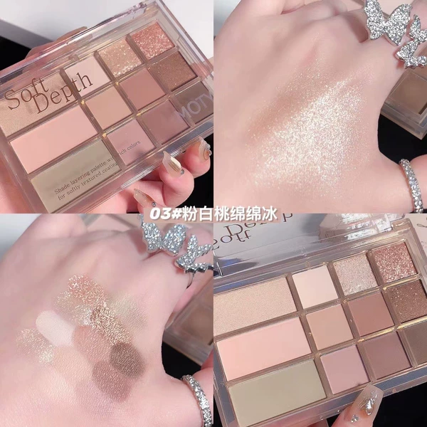 MOTY Twelve Colors #03 Pink and White Peach Ice (the product is exclusively for cross-border supply, domestic sales are prohibited, purchase is equivalent to defaulting to our purchase disclaimer)
