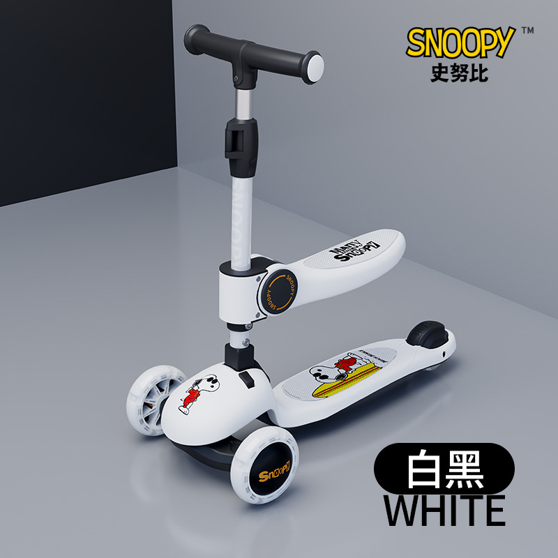 スヌーピー スクーター 2in1 子供用 1～3歳 年長児 6～12歳 新型 男女兼用 足けりスクーター|undefined