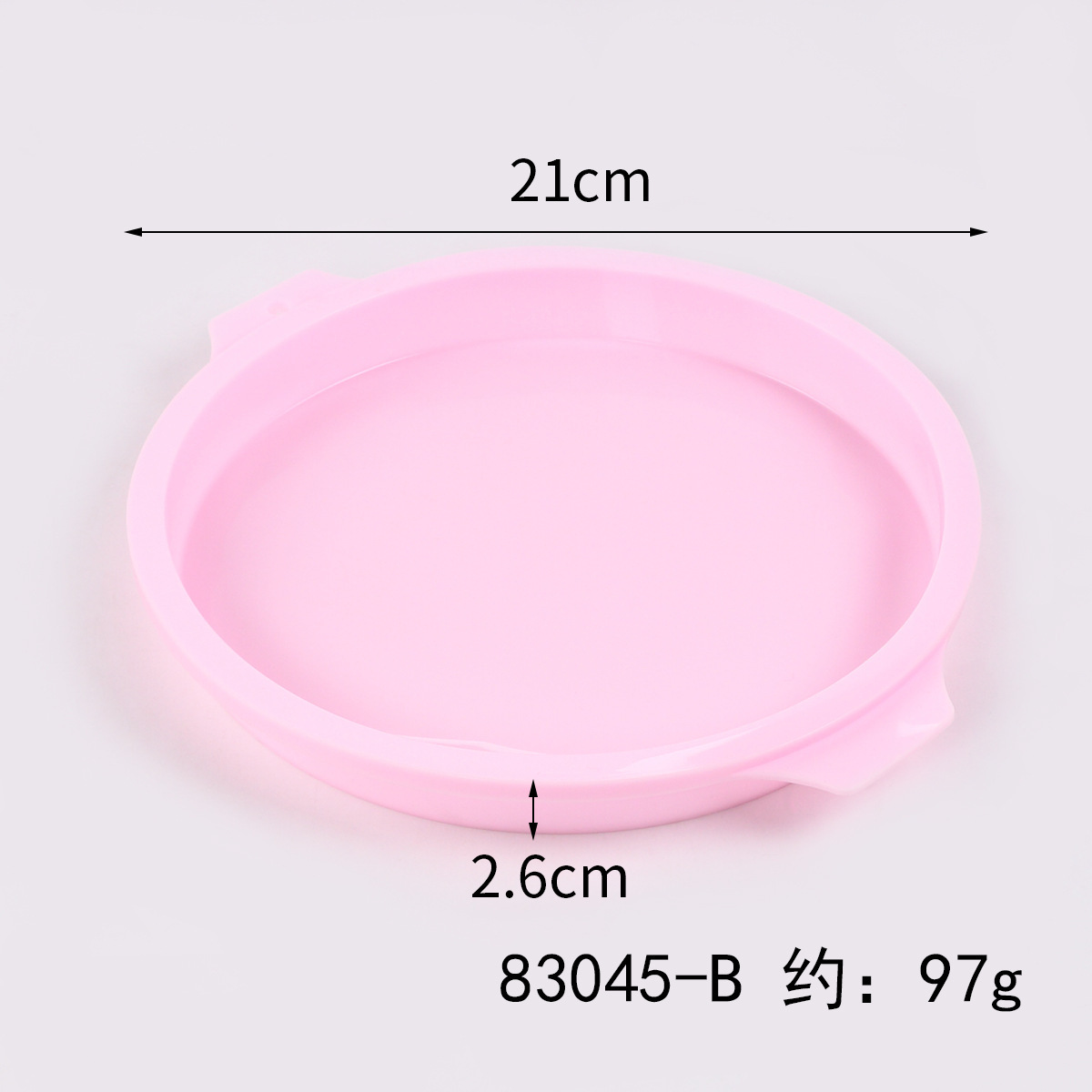 Molde redondo de silicona para pastel de 4 pulgadas, molde redondo para pastel de 3 orificios, molde para hornear pan, herramienta multifuncional para hornear