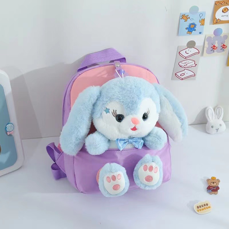 3D unicornio estereoscópico mochila juguete de peluche jardín de infantes caricatura lindo mochila pequeña mochila ligera