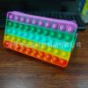 Square silica gel pencil case anti-stress "Gopher", stationery for elementary school students, storage box