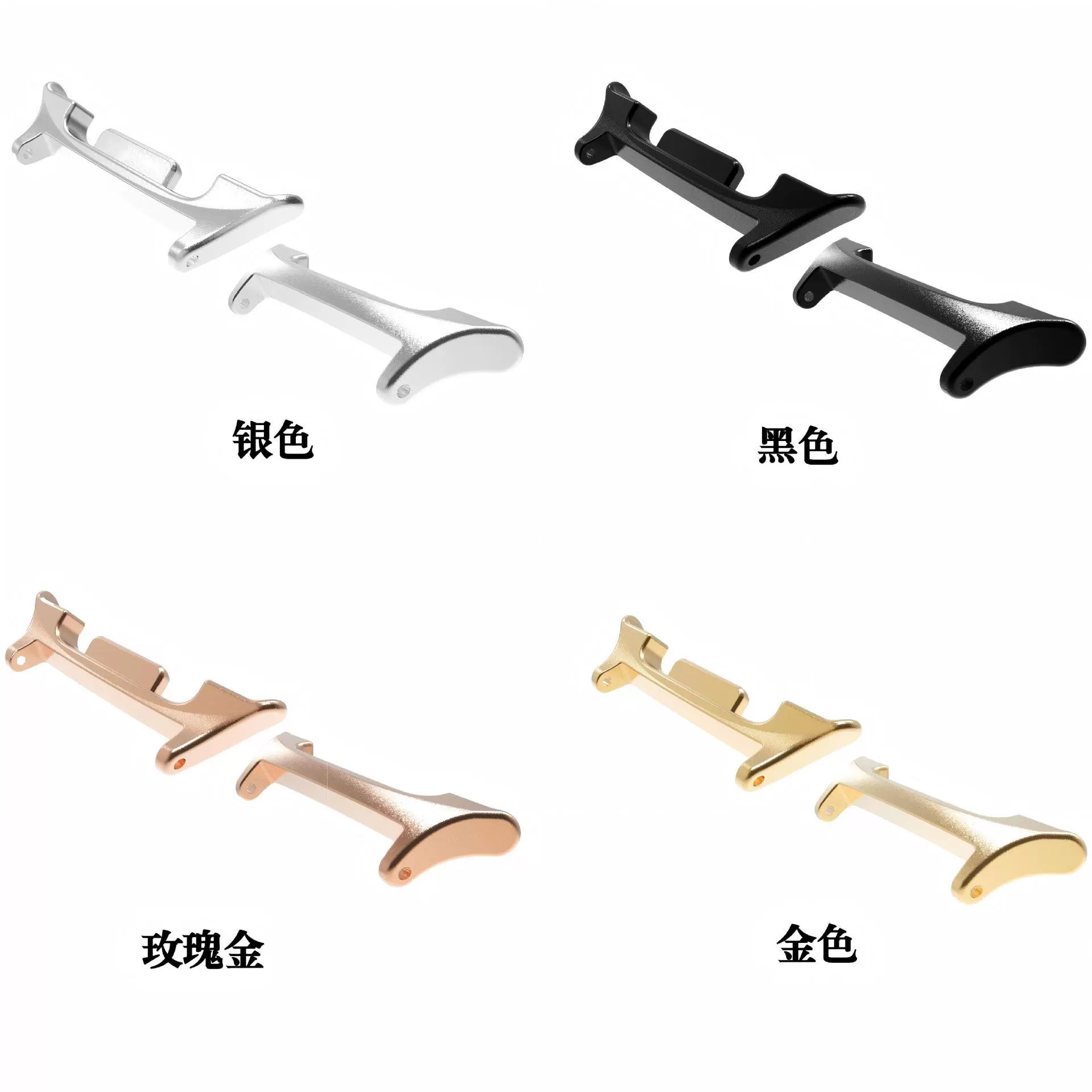 适用三星手表GalaxyWatch8生耳20mm22mm不锈钢智能手表表带连接器