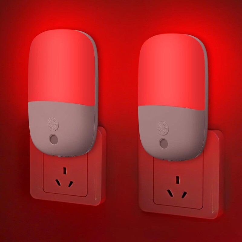Plug-In Led Red Light Night Light 670Nm Red Light Night Lamp Led Sleep Light for Babies Creative Bedroom Adjustable Plug-In Led Red Light Night Light 670Nm Red Light Night Lamp Led Sleep Light for Babies Creative Bedroom Adjustable
