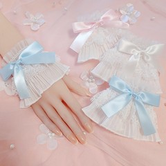 ロリータレースリボンハンドスリーブリストジュエリー超キュートでかわいいロリータガールLOガールアクセサリー