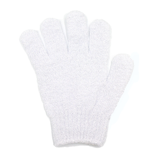 Guantes de baño de cinco dedos Guantes creativos Toalla de baño Exfoliante de cinco dedos Toalla de baño exfoliante Toalla de baño de doble cara para adultos