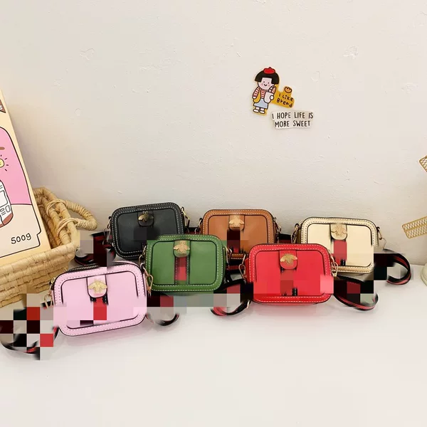 Cross-border Children's Shoulder Bag 2024 New Style Girl's Crossbody Bag Fashion Princess Shoulder Small Square Bag Girl's Bag