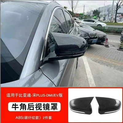 Şüşə kənarı xromları/moldingləri: Trim Black Warrior Appearance - 23-25-song-plusdmi-horn-rearview-mirror-housing-carbon-fiber-pattern-2-piece-set