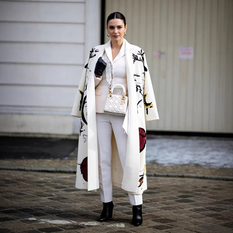 New Style Woolen Coat for Women, European and American Cross-Border Amazon Long-Sleeved Lapel Coat for Autumn and Winter