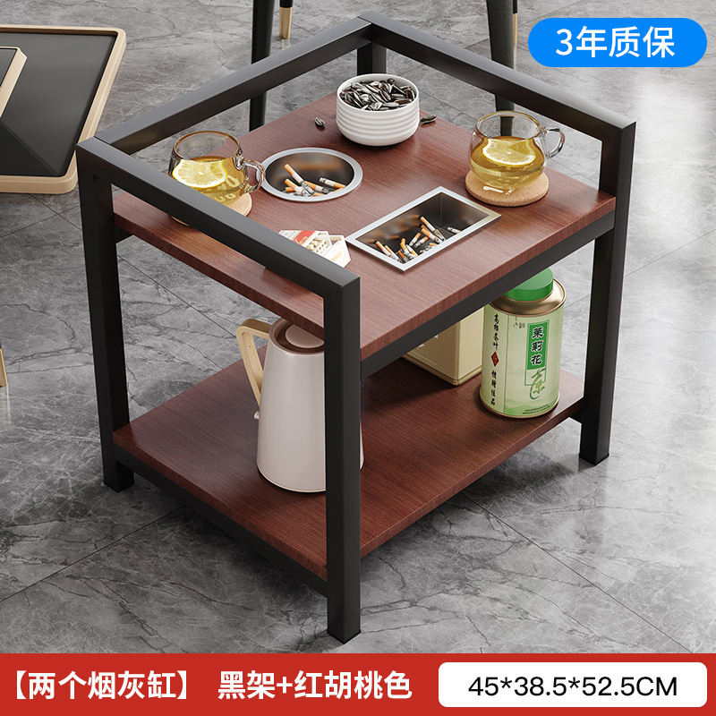 Mesa de té mesa de mahjong tabla especial para sala de ajedrez y tarjetas tabla lateral tabla lateral tabla lateral de doble capa máquina de mahjong