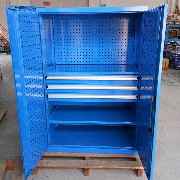 重型五金工具柜车间双开门维修零件储存可移动厂家规格