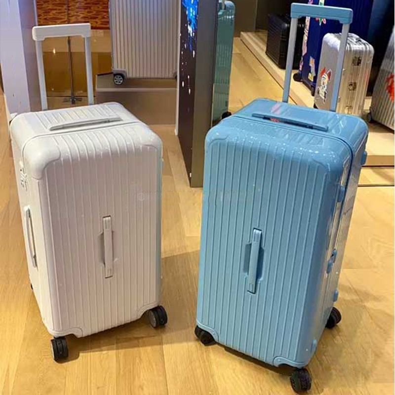 ⭐ High-Looking, Durable, Ultra-Large-Capacity Square Fat Man Can Sit on the Suitcase, Student Female Trolley Case, Male Password Suitcase