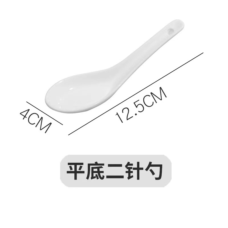 평평한 두 바늘 숟가락 (상자 당 1000 개)