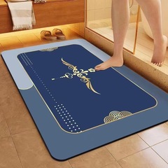簡約浴室防滑地墊硅藻泥軟墊衛生間廁所門口吸水速干門墊廚房腳墊