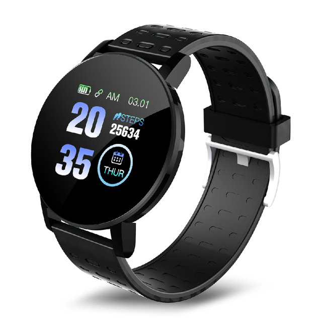 Reloj inteligente D18S con monitoreo de ritmo cardíaco y sueño, compatible con Bluetooth