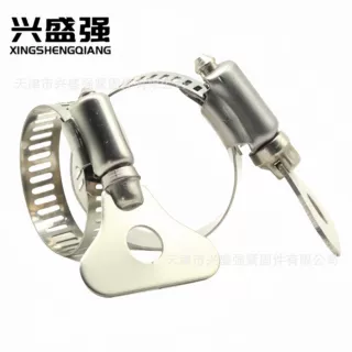 厂家供应优质碳钢铁镀锌美式塑料手柄管箍管夹管卡（量大优惠）