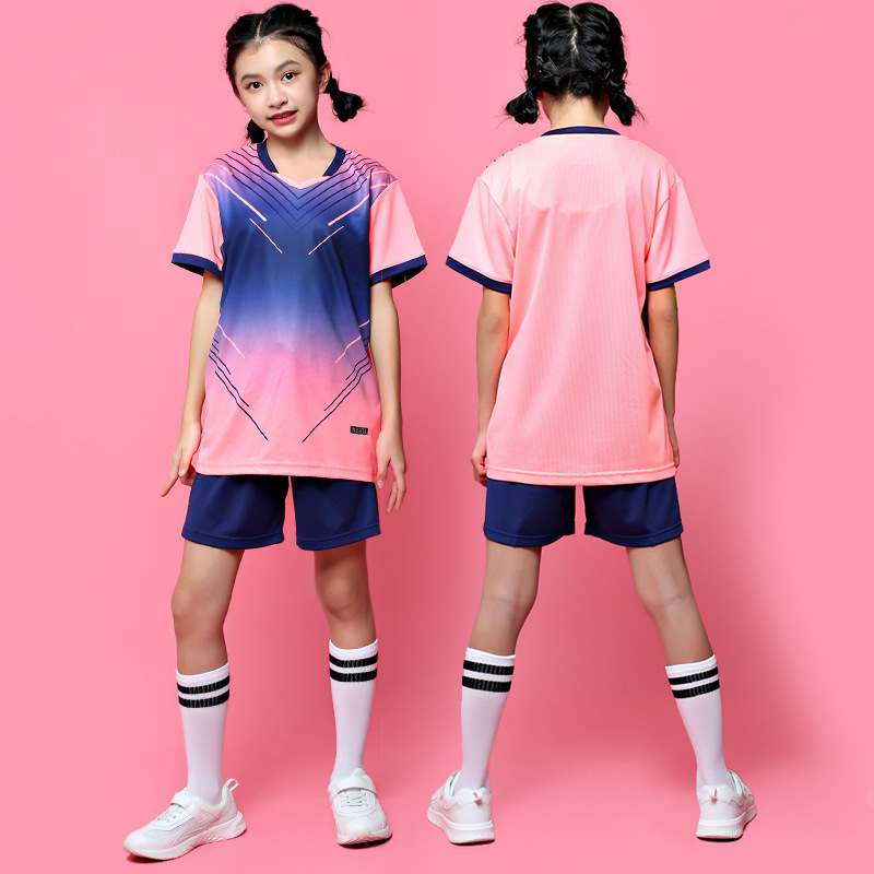 羽毛球定制校队训练服成人运动套装印号儿童乒乓球网球比赛服印制|undefined