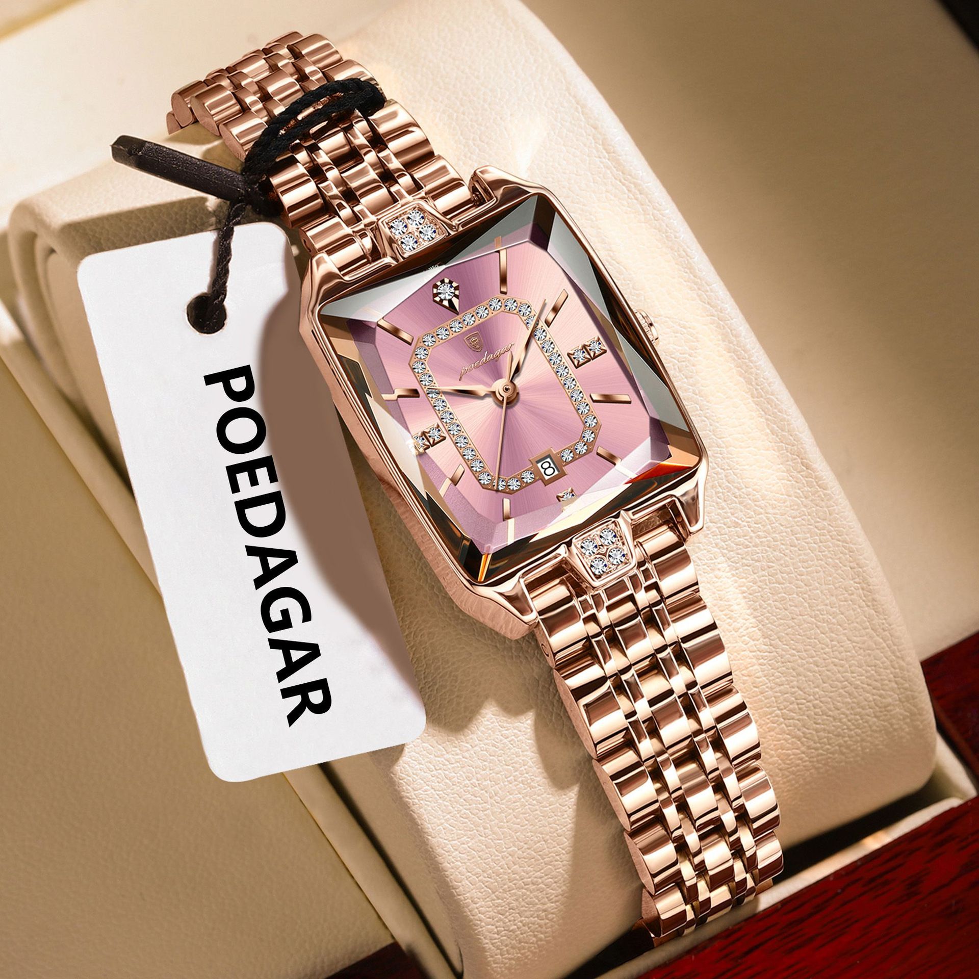 785 rose gold powder steel belt style