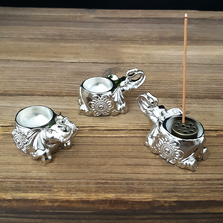 Производители оптовой продажи легких роскоши слонов сплав украшения ладана