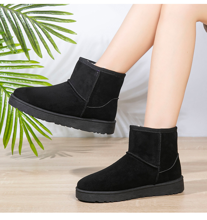 Damen-Stiefel, Kunstpelz, Militär, lässig, hoher Absatz, mittlerer Absatz, runde Zehen, Schnürung, Slip-On, Sport, Reiseschuhe, Stiefel_voghion.com