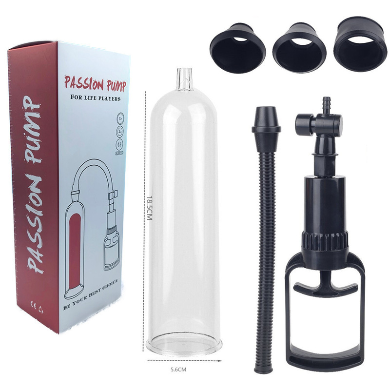 Adult Erotic Cross-Border Men's Products Pull Rod Enlarger Negative Pressure Suction Ball Aircraft Cup Penis Stretching Trainer