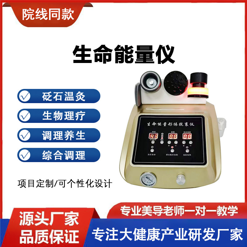 Jiayun life energy body anti-aging instrument dredging Meridian vibration massager scraping cupping DDS pulse shoulder and neck