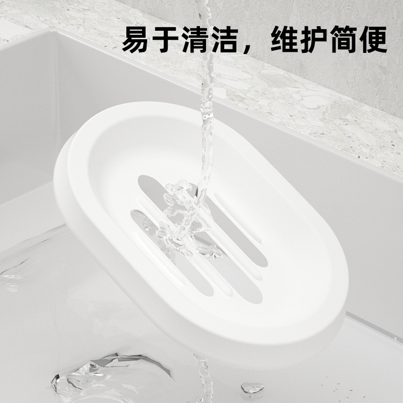 Creativo Japonés caja de jabón portátil de viaje de drenaje de doble capa titular de plato de jabón de plástico caja de jabón ventas directas de la fábrica