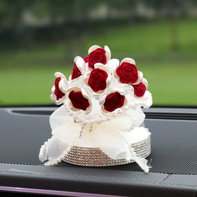 Car Perfume Aromatherapy – Simulated Rose Aromatherapy Ornaments