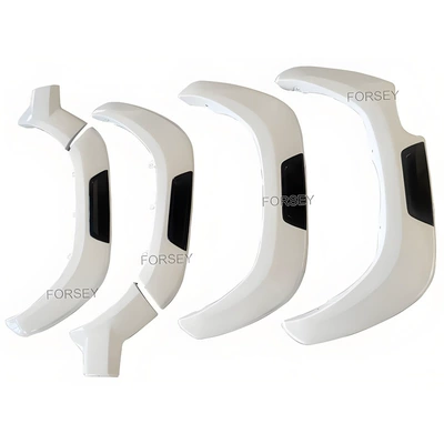 Suitable for 2016+ Toyota Hilux Revo, High-End Wheel Arch Plastic Car Wheel Arch Pickup Body Parts (Wheel eyebrow) - revo-high-end-wheel-eyebrow-bright-white